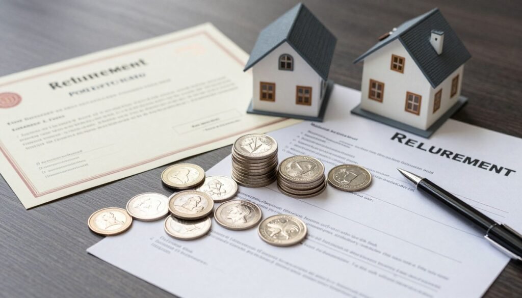 Balanced retirement portfolio with silver component