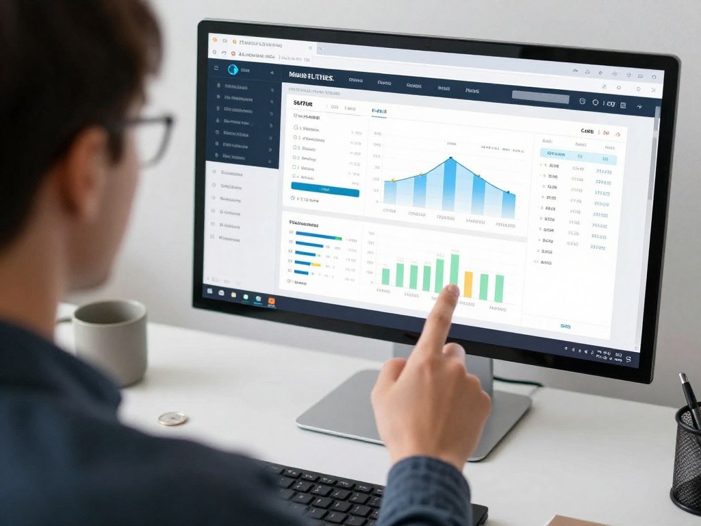 Investor comparing silver investment options on computer