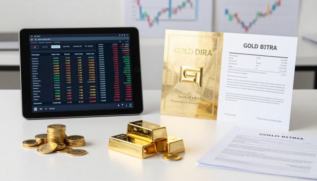 Various gold investment options including physical gold, ETFs, mining stocks